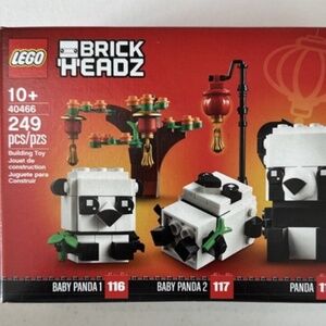 LEGO BRICKHEADZ "Chinese New Year Pandas" 40466 UNOPENED